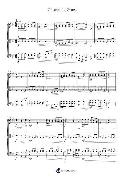 Chuvas de Graça Sheet Music by J. McGranahan-Arr.Caescott