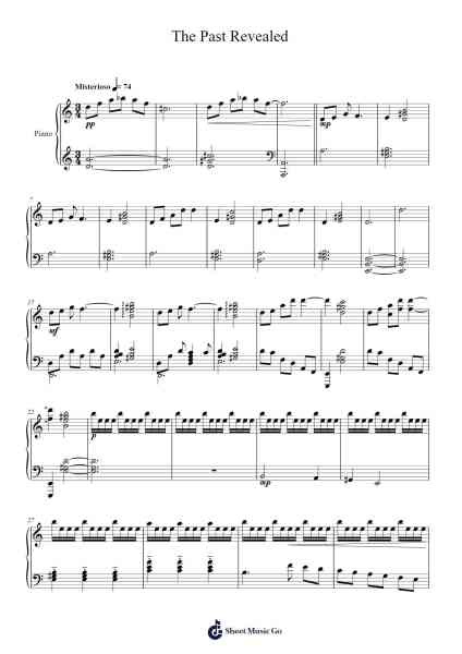 The Past Revealed Sheet Music by Misc Computer Games-Arr.Deanlay Dulsnow