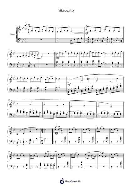 Staccato Sheet Music by Arthur Ifrah-Arr.Aslan Wordford