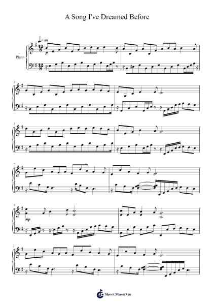 A Song I've Dreamed Before Sheet Music by Felicity Atkinson-Arr.Eveken Dougloyd