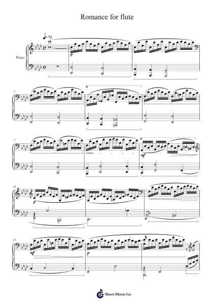 Romance for flute 樂譜由 Lion Alesso - 編曲 Rodblair