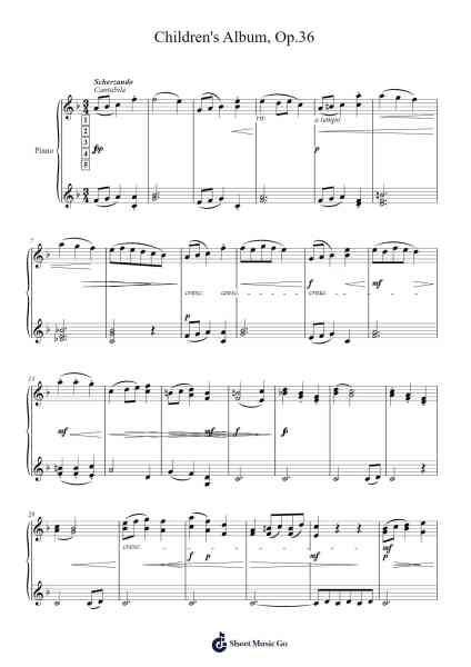 Children's Album, Op. 36 Sheet Music by Amy Beach-Arr.Natmatt