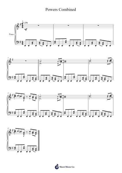 Powers Combined Sheet Music by Toby Fox-Arr.Eslot