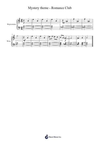 Mystery theme Sheet Music by Testowe Baubon-Arr.Kyleret Earlkyle
