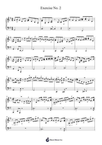 Exercise No. 2 Sheet Music by Oscar Peterson-Arr.Mollkerr