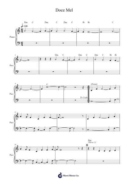 Doce Mel Sheet Music by Xuxa-Arr.Abralph Strares