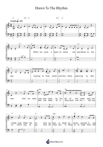 Drawn To The Rhythm Sheet Music by Sarah McLachlan-Arr.Earmay