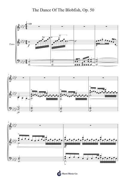 The Dance Of The Blobfish, Op. 50 Sheet Music by Charles Evans-Arr.Boycehe