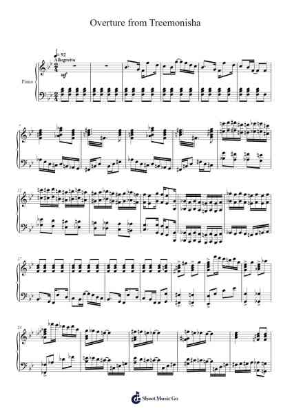 Overture from Treemonisha Sheet Music by Scott Joplin-Arr.Lytnoah