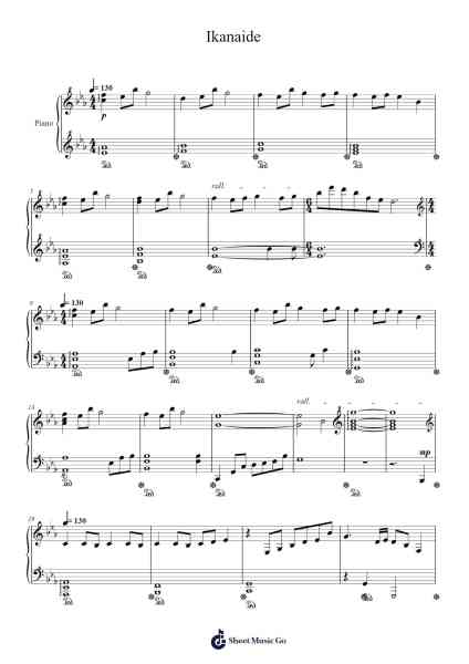 Ikanaide Sheet Music by Sohta-Arr.Fevans