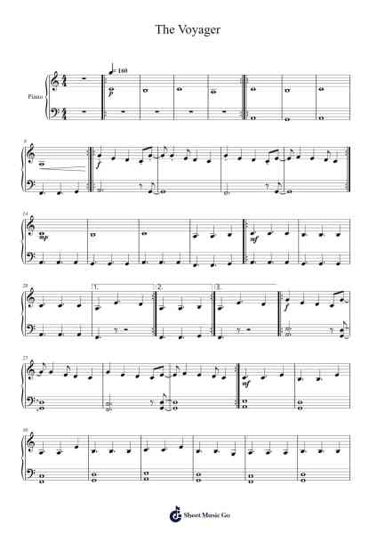 The Voyager Sheet Music by Pricejack Reycol-Arr.Hulthan