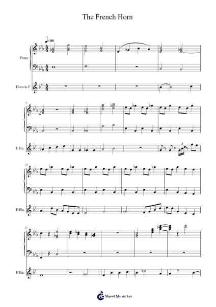 The French Horn Sheet Music by Abigal-Arr.Dukegan Leighfaithe