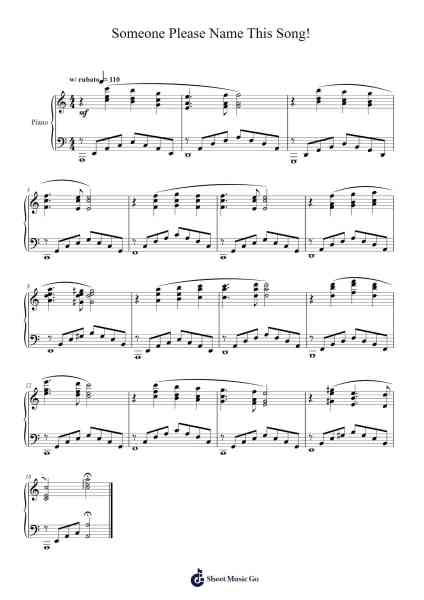 Someone Please Name This Song! Sheet Music by Kelchild Kenking-Arr.Thadean Chilridge