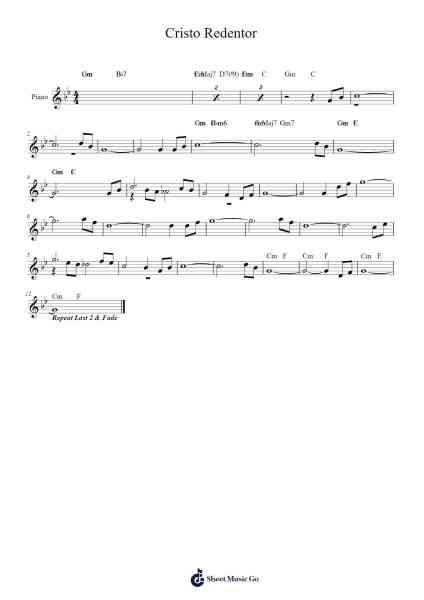 Cristo Redentor Sheet Music by Duke Pearson-Arr.Yedle Adelo