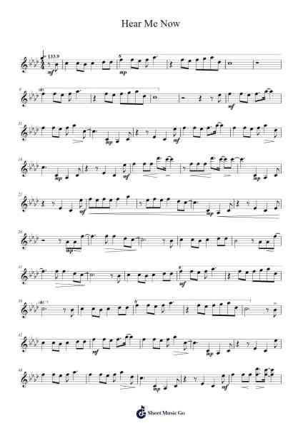 Hear Me Now Sheet Music by Tom Odell-Arr.Pormon