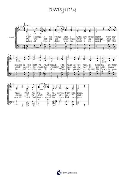 The Christian's Life a Paradox Sheet Music by Freeman Lewis-Arr.Eibia