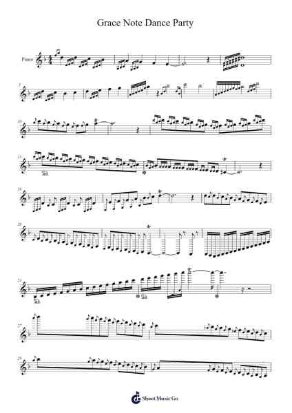 Grace Note Dance Party Sheet Music by Grantyves Rusroy-Arr.Leron