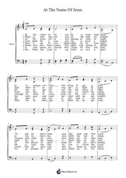 At The Name Of Jesus Sheet Music by Ralph Vaughan Williams-Arr.Cofpert Dilgrant