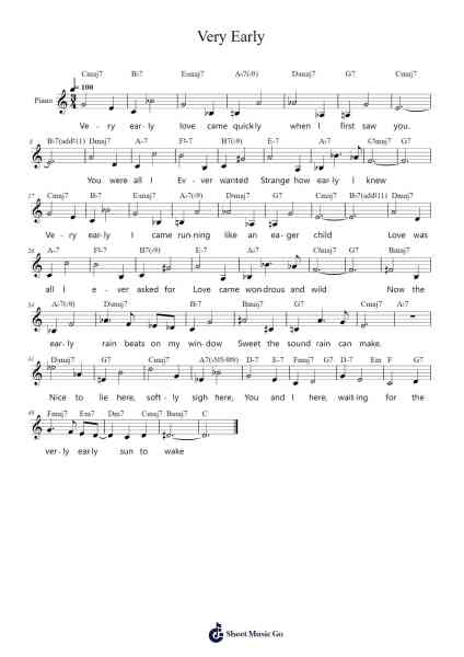 Very Early Sheet Music by -Arr.Wattkeith Louichild