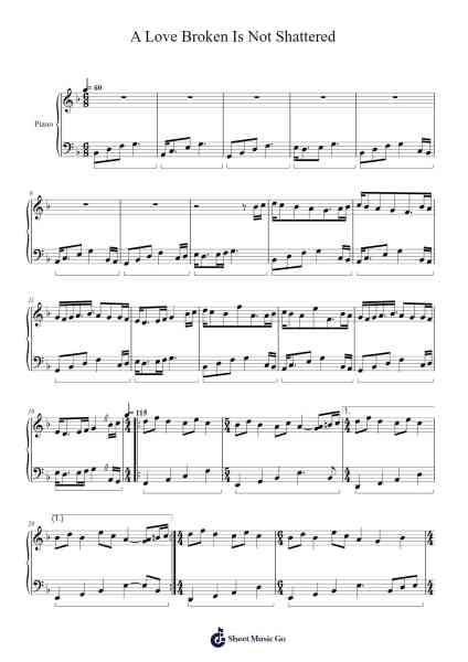 A Love Broken Is Not Shattered Sheet Music by Austin Krantz-Arr.Stoweberg