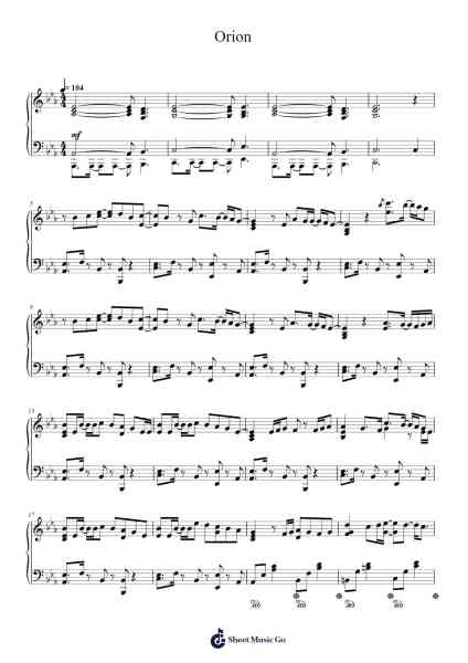 Orion Sheet Music by Kenshi Yonezu-Arr.Sanprice