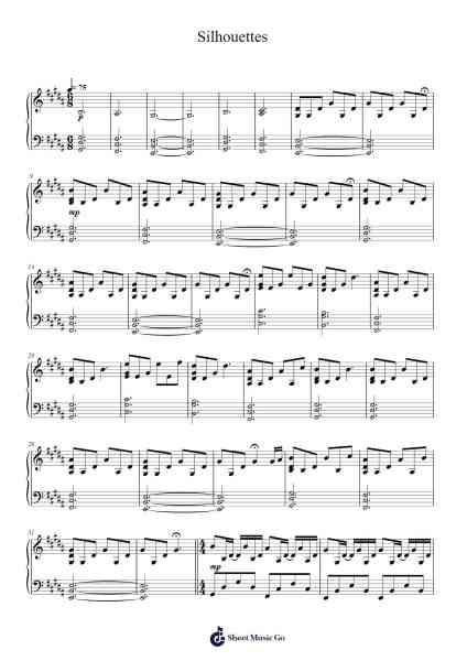 Silhouettes Sheet Music by Jacob Ladegaard-Arr.Jofield