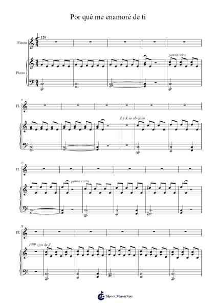 Por qué me enamoré de ti Sheet Music by -Arr.Maypeare