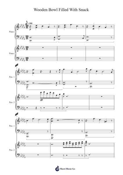 Wooden Bowl Filled With Snack Sheet Music by Nolan Vibhakar/Keith Friestad-Arr.Besquinn