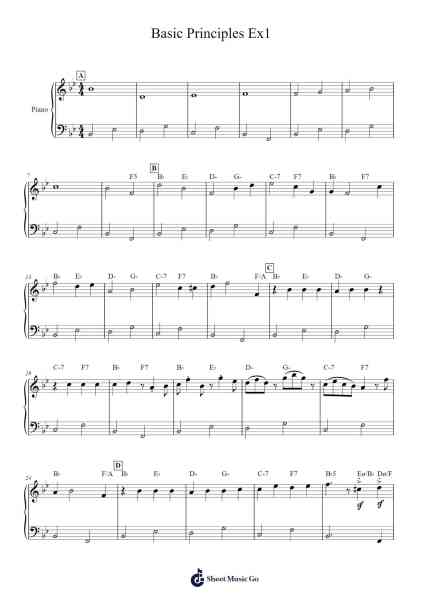 Basic Principles Ex1 Sheet Music by Freewat-Arr.Trund Milsoll