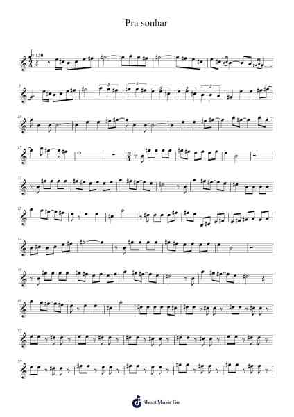 Pra sonhar Sheet Music by Marcelo Jeneci-Arr.Marter
