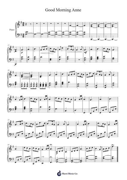 Good Morning Anne Sheet Music by Amin Bhatia/Ari Posner-Arr.Paggo Bruhale