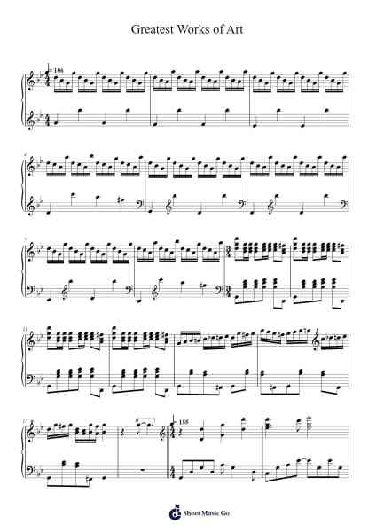 Greatest Works of Art Sheet Music by Jay Chou-Arr.Brucefe Payjim