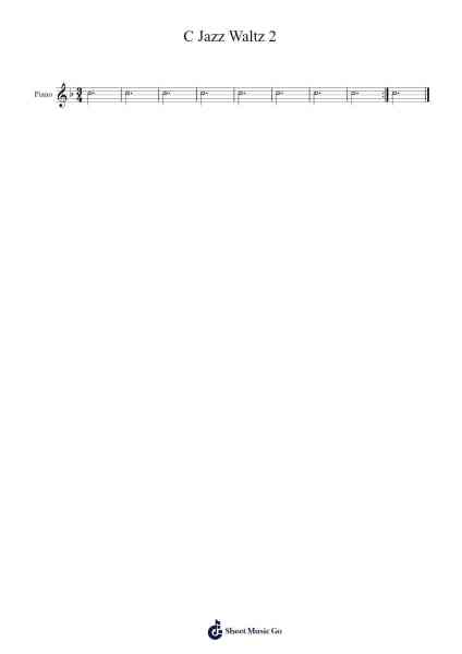 C Jazz Waltz 2 Sheet Music by Browndunn Shercrofts-Arr.Cherlian Zimreed