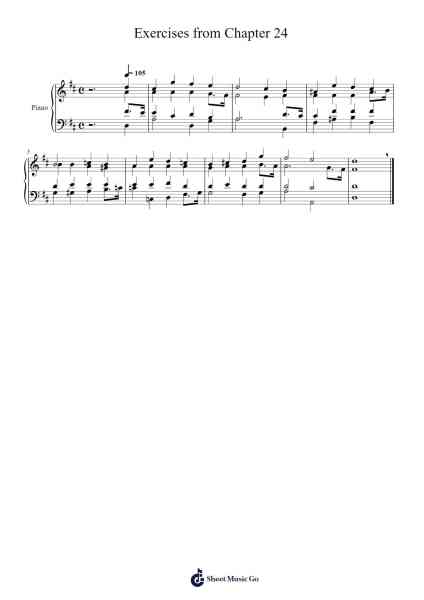 Exercises from Chapter 24 Sheet Music by P. I. Tchaikovsky-Arr.Tesssaul