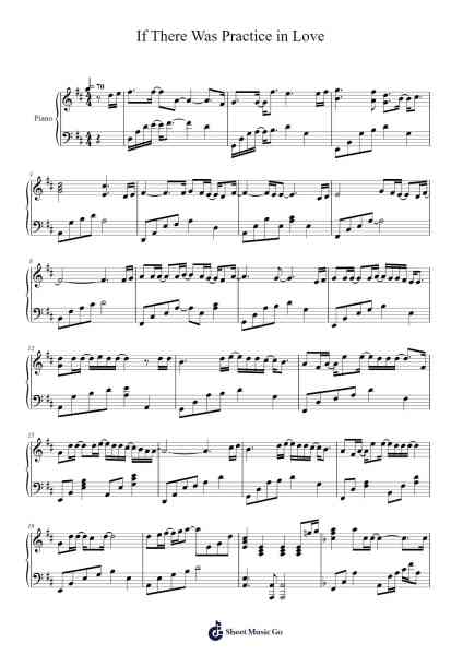 If There Was Practice in Love Sheet Music by Lim Jae Hyun-Arr.Jimgins Debling