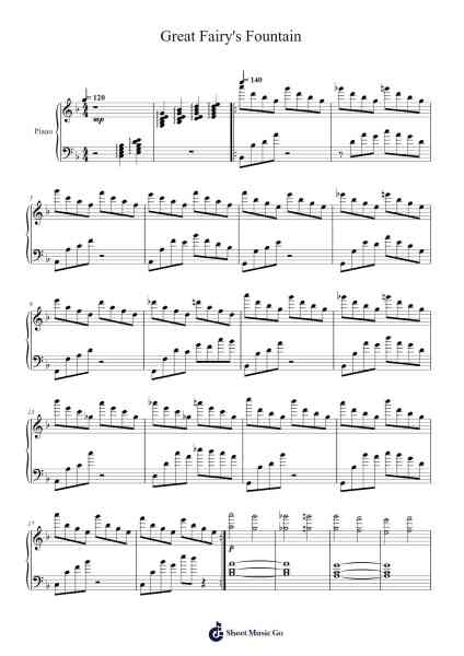 Great Fairy's Fountain Sheet Music by Hari Sivan-Arr.Cybing Gilldrew