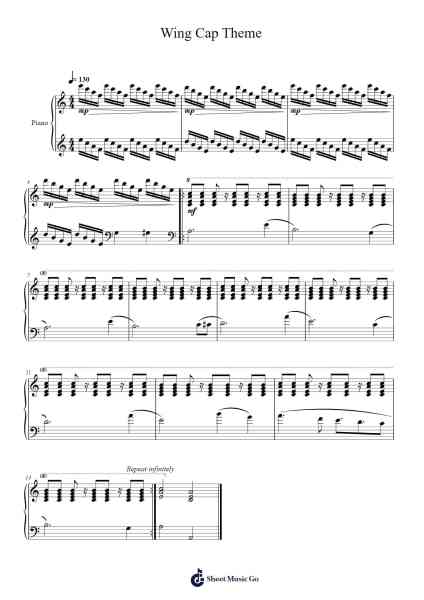 Wing Cap Theme - Super Mario 64 / 64 DS Sheet Music by Koji Kondo-Arr.Mileswin Joanmuel