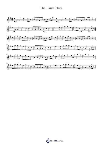 The Laurel Tree Sheet Music by Ridingbond-Arr.Hifaithe Fojames