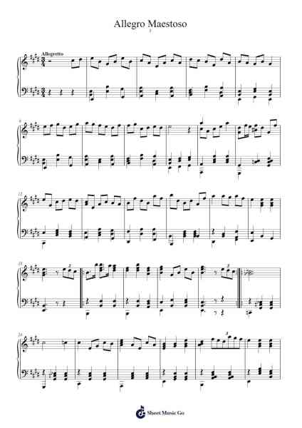 Vals No 1 Sheet Music by Hector G. Irizarry-Arr.Ninah