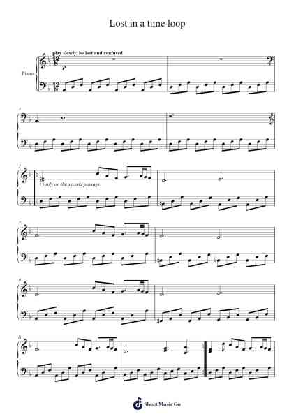 Lost in a Time Loop Sheet Music by Marc Lejeune/Circus Marcus-Arr.Sailstha