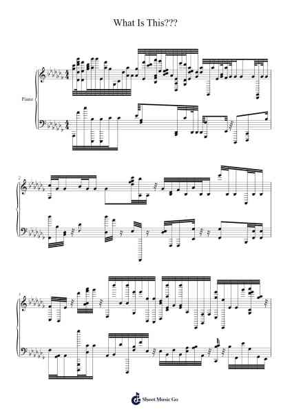 What Is This??? Sheet Music by Bridhill-Arr.Gekeith Fordkiel