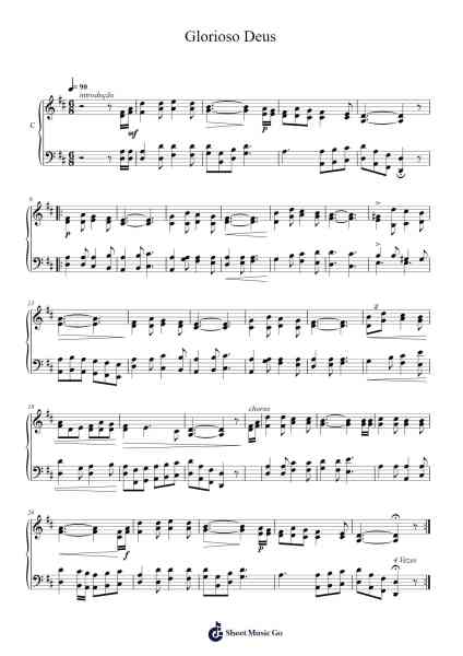Glorioso Deus Sheet Music by Samuel Nyström/G. Kalebe Johnson-Arr.Besder