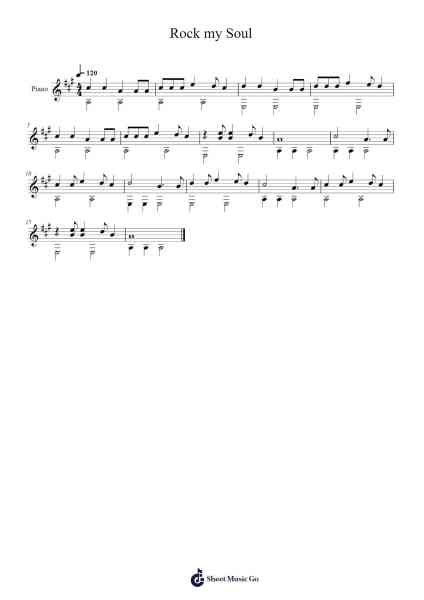 Rock my Soul Bladmuziek van undefined-Arr.Priestvy