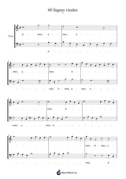 Perfectionnement Des Études Du Solfège 60 Fugues Vocales À 2,3 Et 4 Op. 39 Sheet Music by Pierre Vaillant-Arr.Holmesney Cliffcol