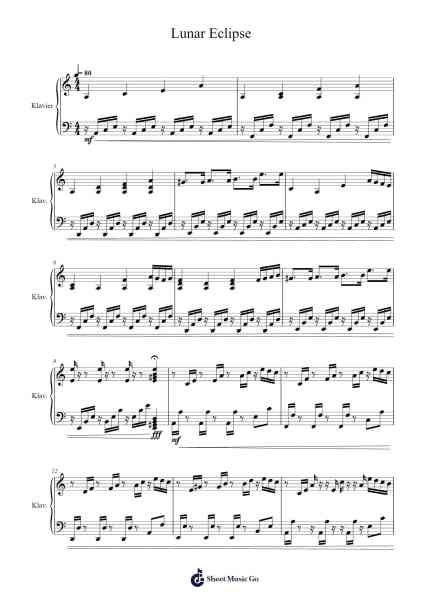 Lunar Eclipse Sheet Music by Michael Duttge-Arr.Hodhill