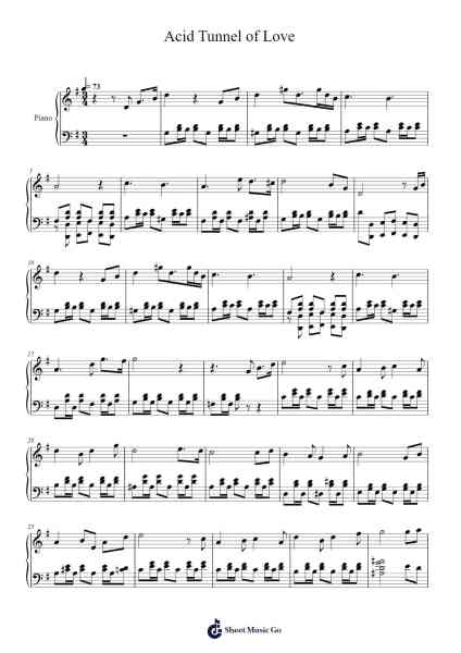 Acid Tunnel of Love Sheet Music by Toby Fox-Arr.Brobrian Needve
