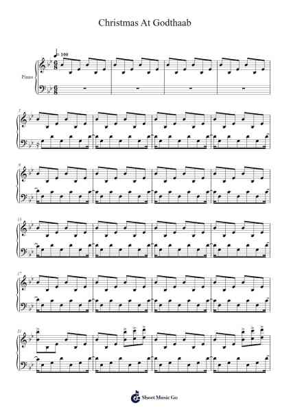 Christmas At Godthaab Sheet Music by The Mountaineering Club Orchestra-Arr.Boylerod