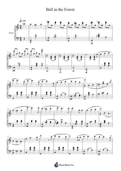 Ball in the Forest Sheet Music by Sergei Agababov-Arr.Bautab