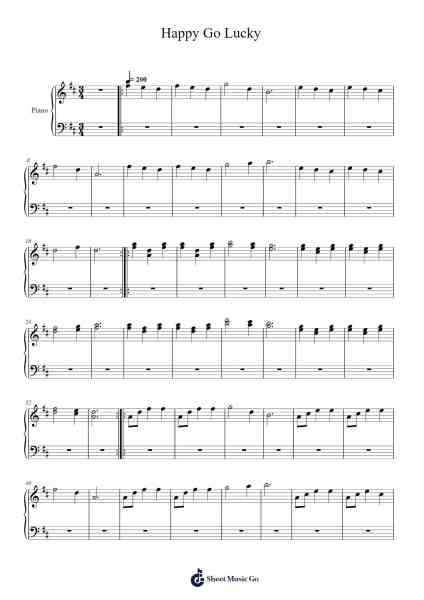 Happy Go Lucky Sheet Music by AH-Arr.Bulwatt Beergrant