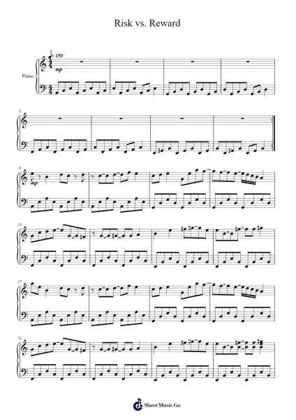 Risk vs. Reward Sheet Music by Ogley-Arr.Morsedric